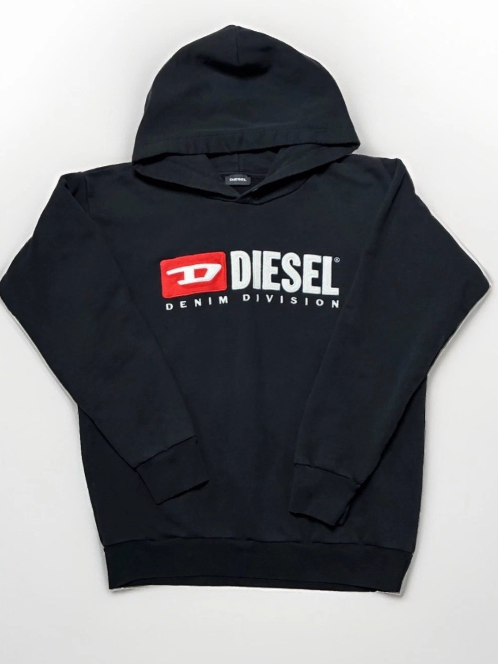 Diesel Denim Division Youth 14-16 Sweatshirt Graphic Pullover Boys Girls Black